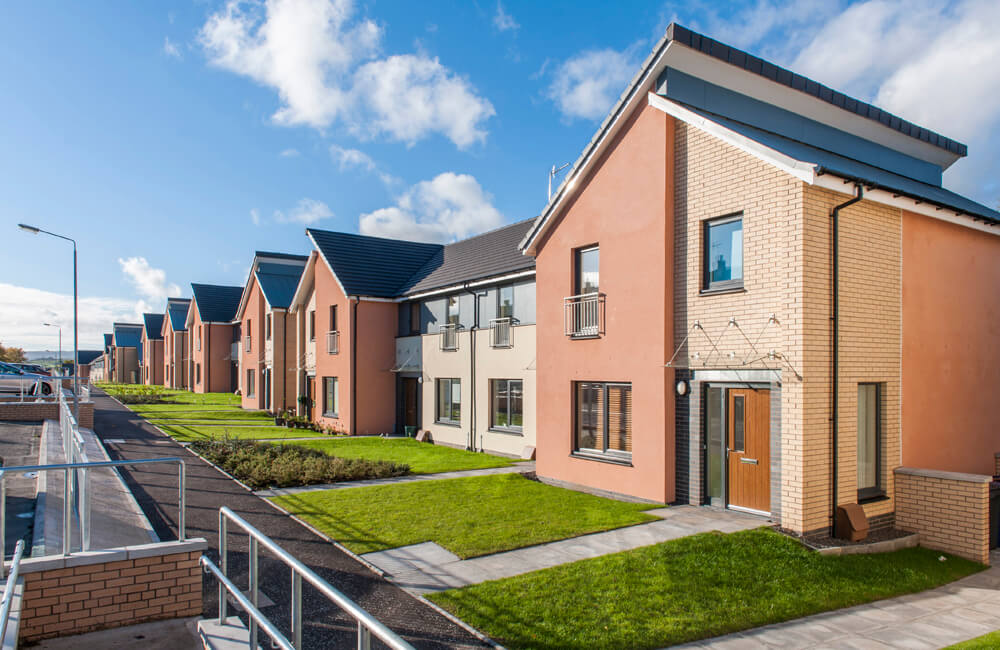 Architecture housing development construction