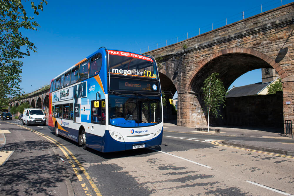Stagecoach bus in Green Steet, Kilmarnock taken by Glasgow Commercial and Advertising Photographers Blink Imaging_2