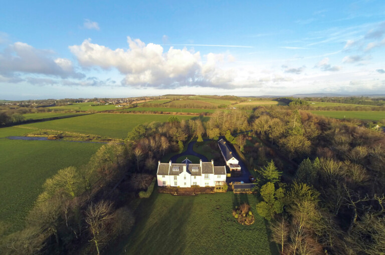 Aerial drone photography estate agents