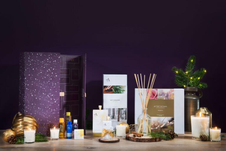 Arran Aromatics Xmas advertising photography Arran Aromatics Xmas advertising photography