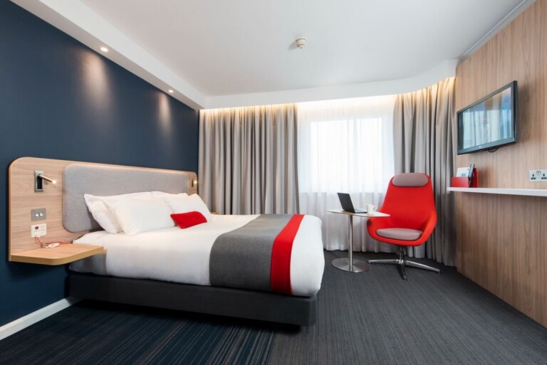 Interior of Room at Holiday Inn Express Glasgow Interior of Room at Holiday Inn Express Glasgow