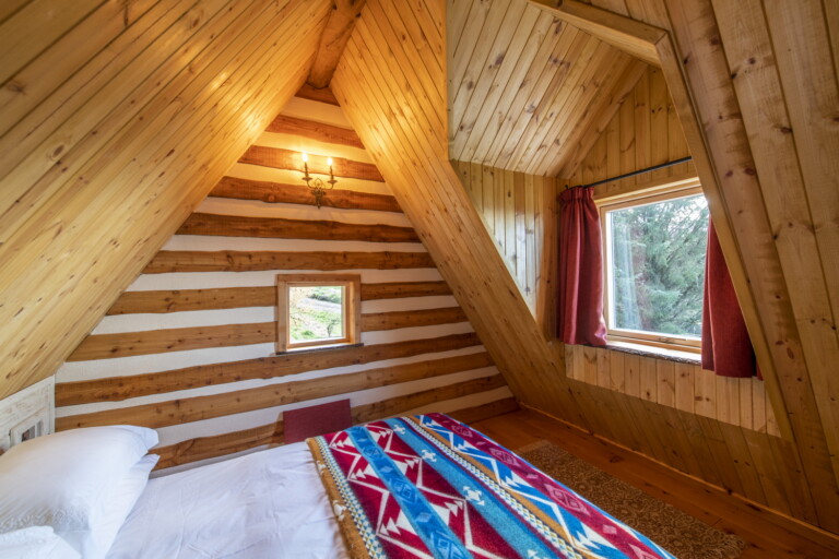 Tourism and leisure photography of holiday chalet bedroom Tourism and leisure photography of holiday chalet bedroom