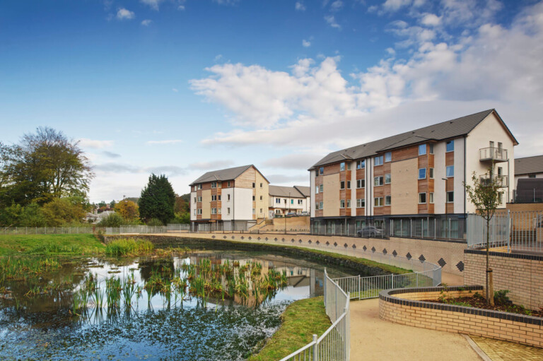 Architectural Exterior of Hosuing Development Edinburgh