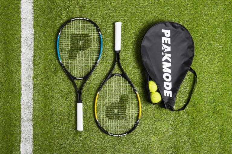 Lifestyle photography of tennis rackets Lifestyle photography of tennis rackets
