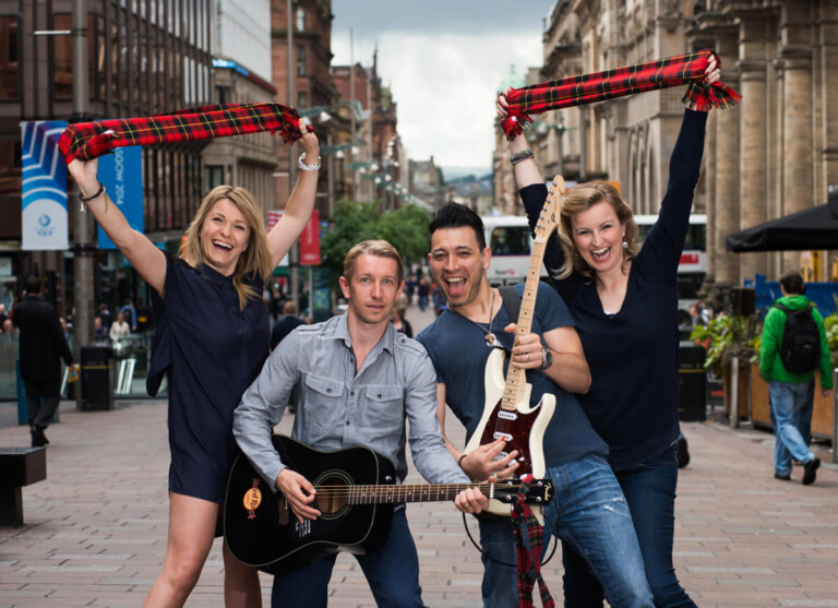Publicity Shoot in Buchanan Street Glasgow