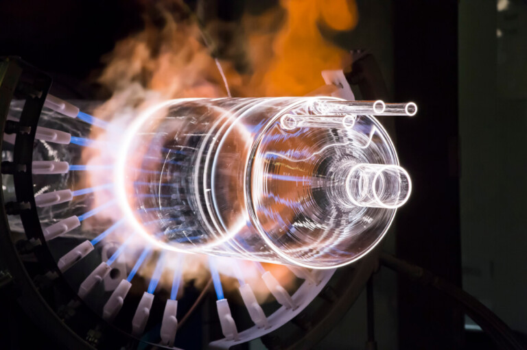 Industrial Photography of Glass Making Process Industrial Photography of Glass Making Process