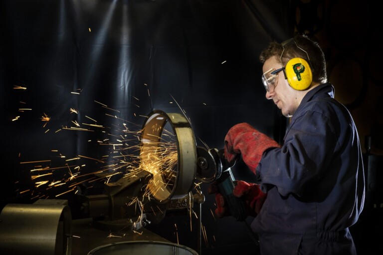 Industrial photography of people at work Industrial photography of people at work