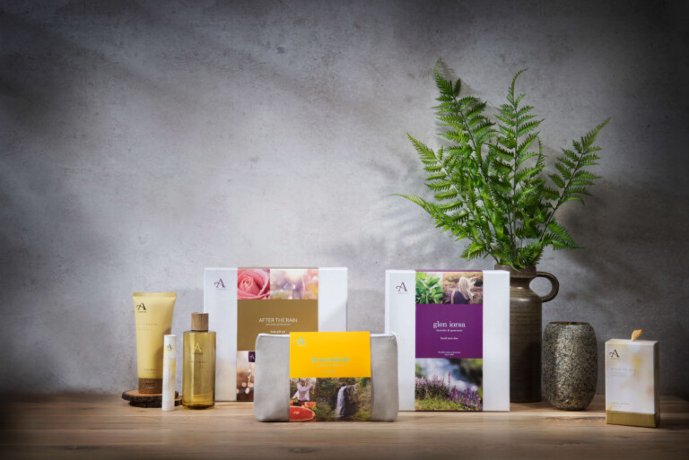 Advertising lifestyle photography for Arran Aromatics Advertising lifestyle photography for Arran Aromatics