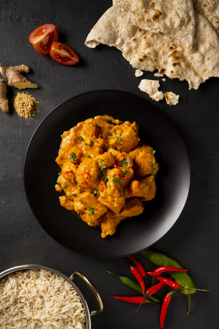 Professional Food Photography This is another advertising photography image produced for Glasgow business PK Foods. We worked with a food stylist to create this image.