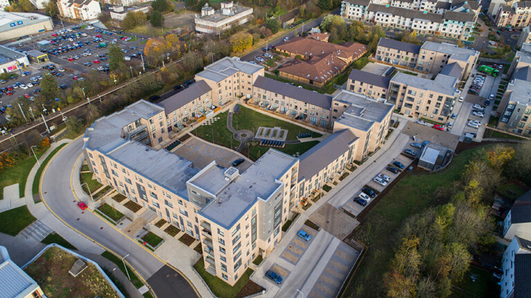 Aerial Photography of New Housing by Glasgow Drone Photographers Blink Imaging Aerial Photography of New Housing by Glasgow Drone Photographers Blink Imaging