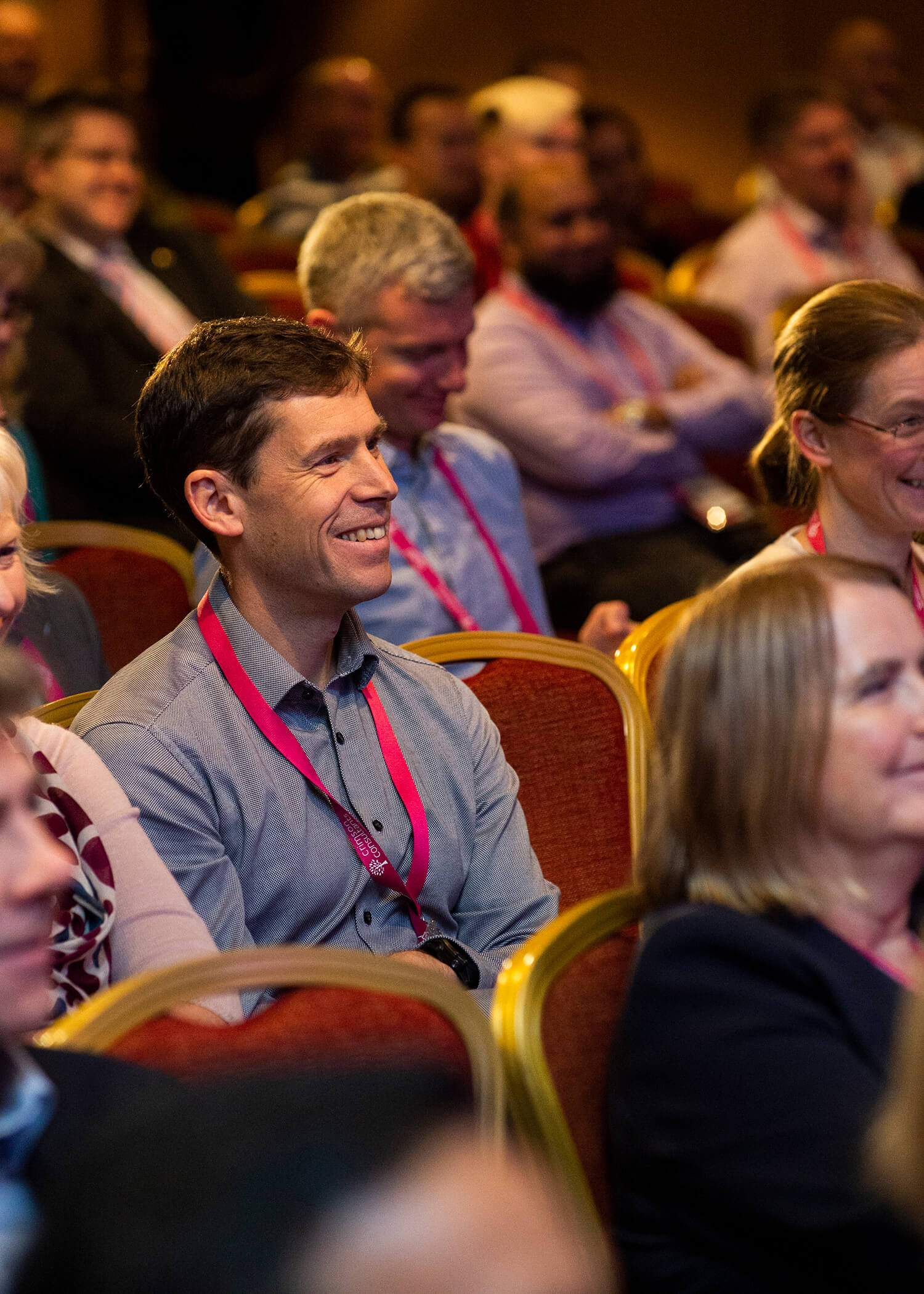 We like to capture audience interaction which can help tell the story of the day.