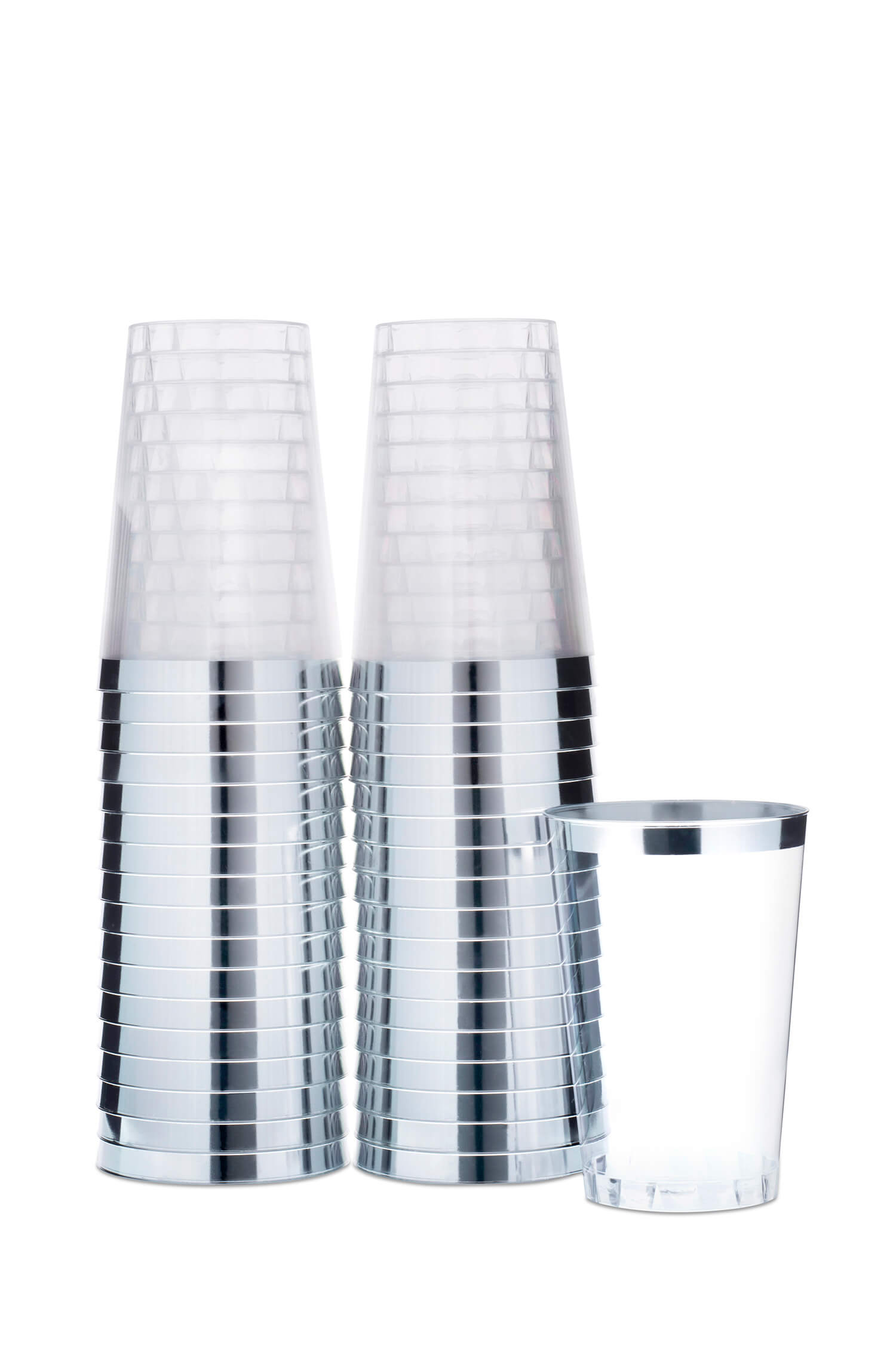 These products were highly reflective so they had to be photographed in a special light tent to eliminate the unwanted reflections.