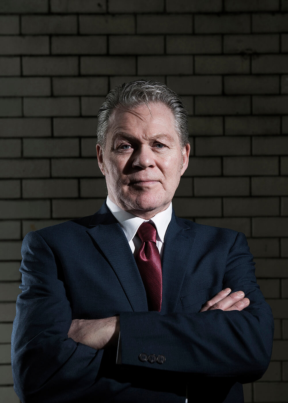 Publicity photograph of actor Brendan Charleson.