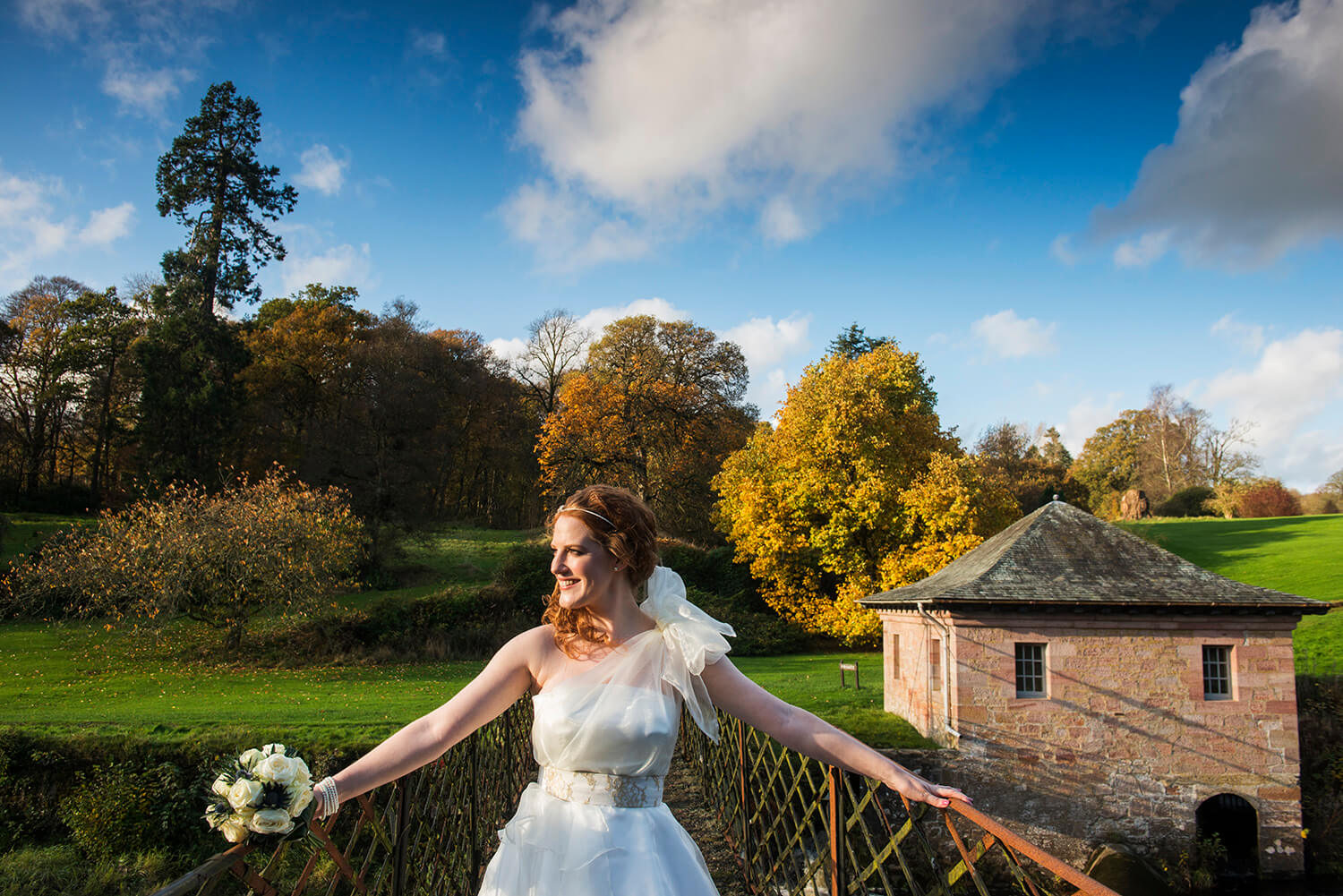 We make extensive use of the grounds as well as the castle interiors.