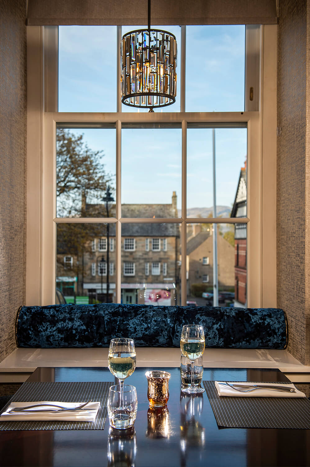 Interior photography of restaurant by Glasgow interior photographers Blink Imaging