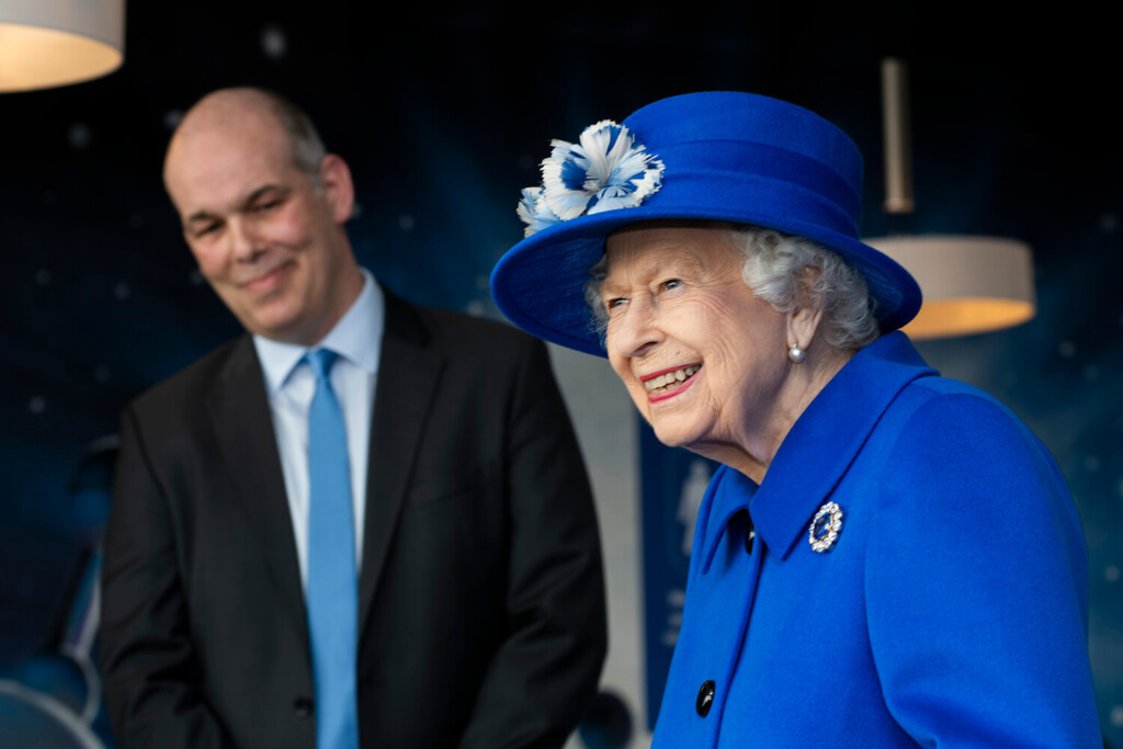 Close up of the Queen during Royal Visit