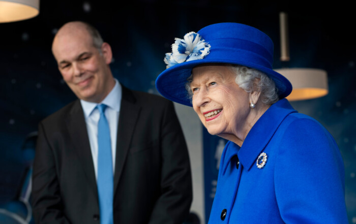 Close up of the Queen during Royal Visit