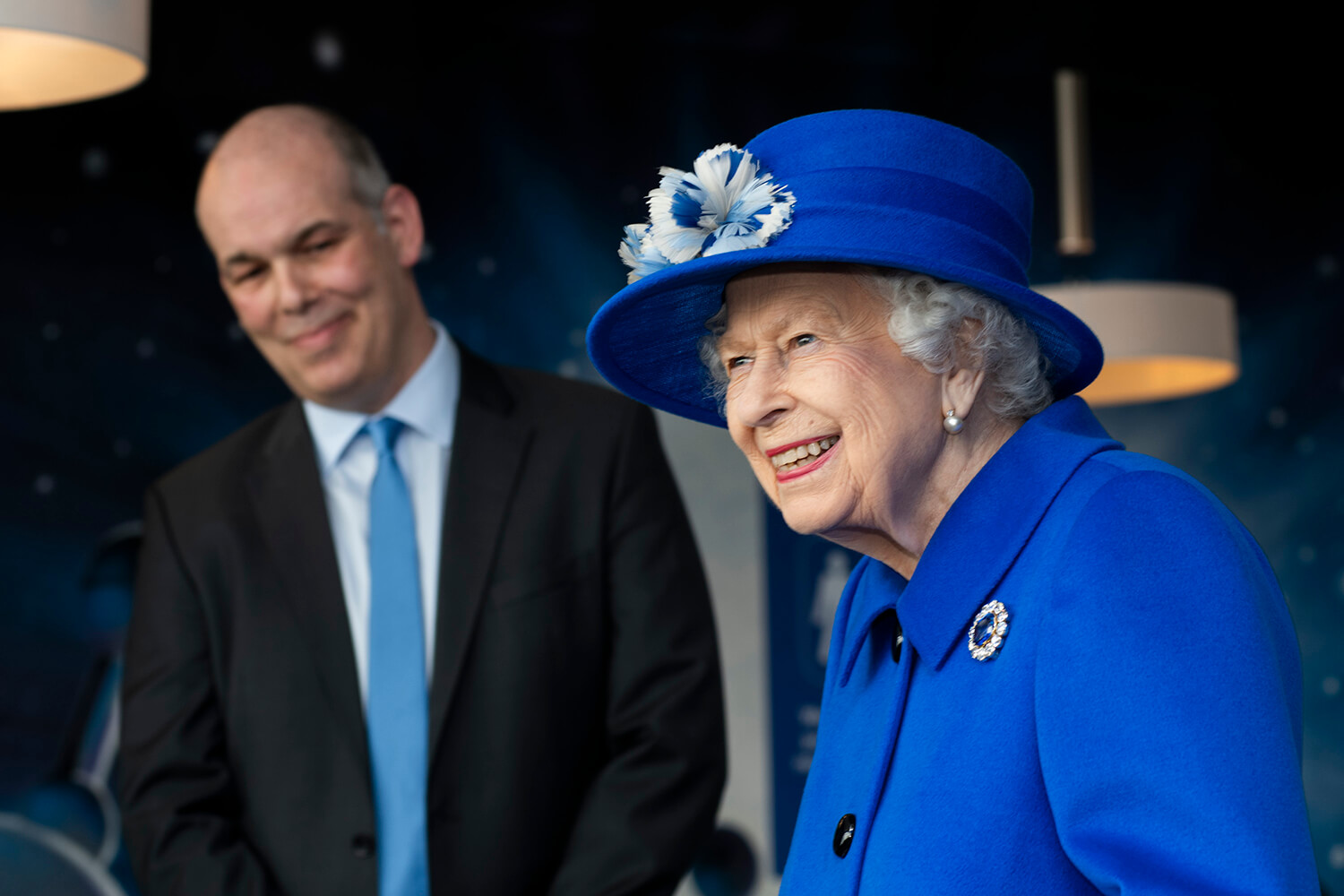 Close up of the Queen during Royal Visit