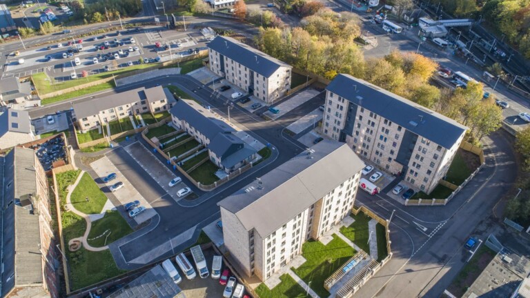 Aerial drone photography of new housing developement by Edinburgh drone photographers Blink Imaging Aerial drone photography of new housing developement by Edinburgh drone photographers Blink Imaging